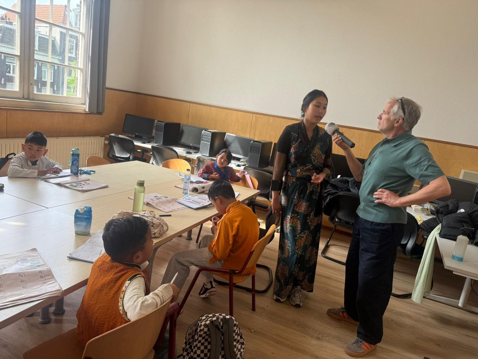 NOS Reporter Visits Our Tibetan Weekend School image 3